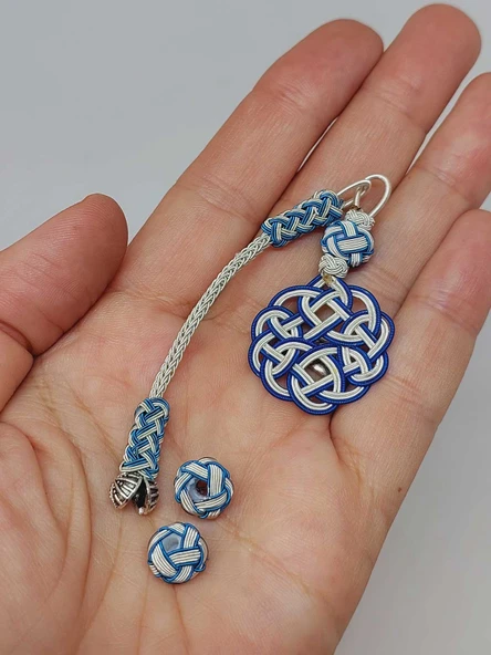 Bakır El İşi Kazaz Püskül & 2 Habbeli Takım (55976) ürün görseli