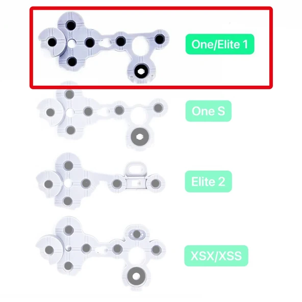 Xbox One Elite 1 İç Lastik Kol Tamiri Silikon İletken Yedek Parça - Resim 2