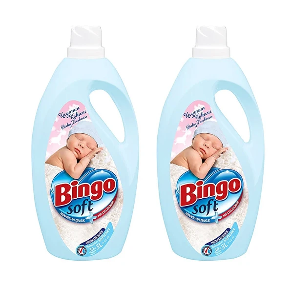 Bingo Soft Kuzumun Kokusu Çamaşır Yumuşatıcısı 3 lt x 2 Adet