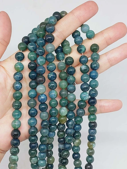 Yosun Akik Taşı Dizi 8mm (55986) ürün görseli