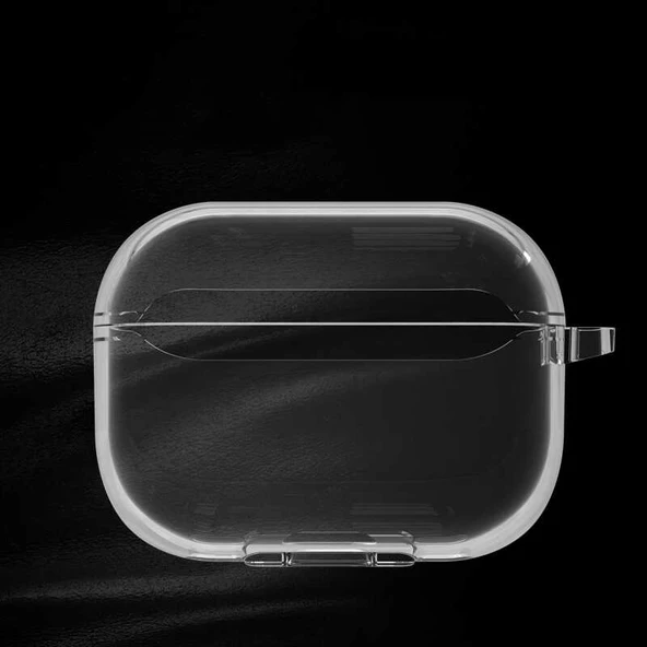 Airpods Pro 2 Kılıf Şeffaf Kristal Silikon Airbag 14 Kılıf - 6