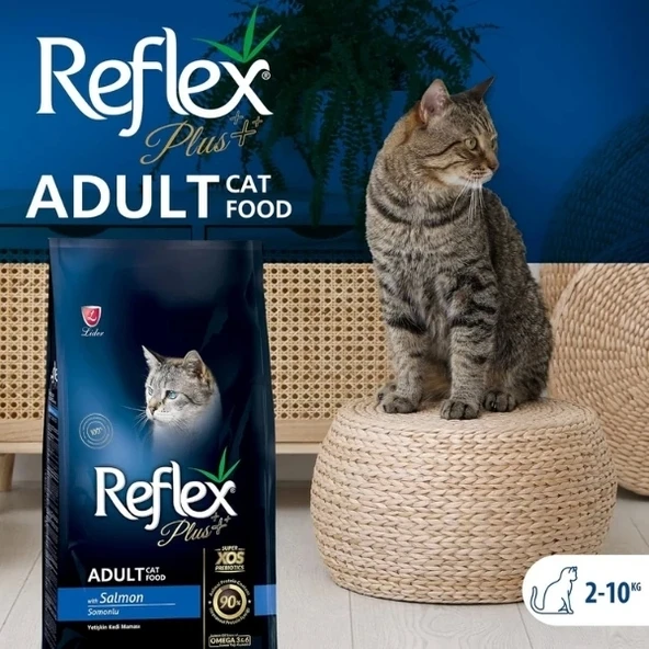 Reflex Plus Adult Somonlu Yetişkin Kedi Maması 1.5 Kg - 2