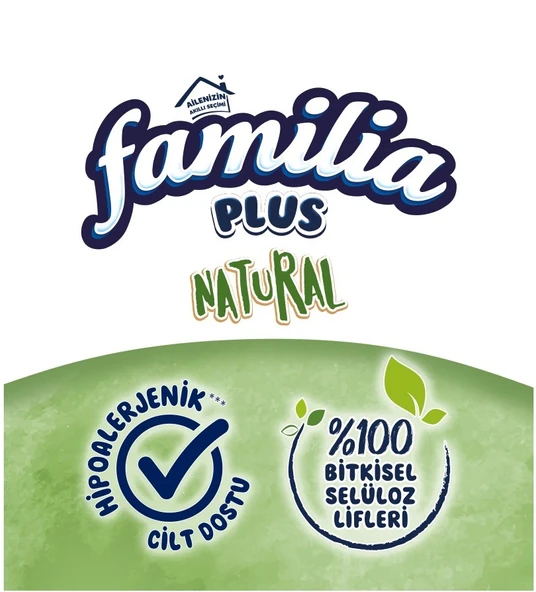 Familia Plus Tuvalet Kağıdı 3 Katlı 64 Lü Paket Natural Organik Bambu Özlü (2PK*32) - 4