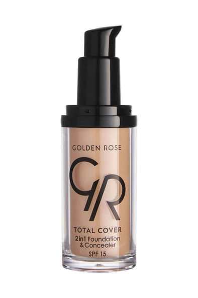Golden Rose Total Cover 2in1 Foundation&concealer No: 07 Natural - Kapatıc&fondöten - 2