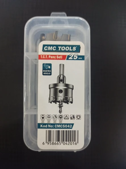 PANÇ CMC TOOLS TCT 25 MM ADAPTÖRLÜ