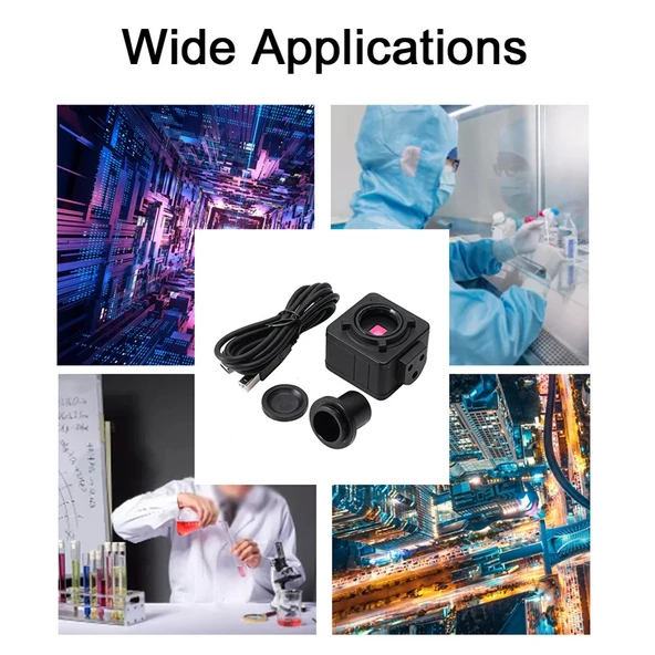 Monozone 2000X Zoom Monoküler Mikroskop Kiti Laboratuvar Eğitim Okul Usb Biyolojik Hd Dijital - 6