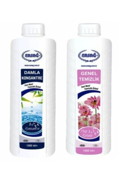 Ersağ Genel Temizlik + Damla Konsantre 1000 ml