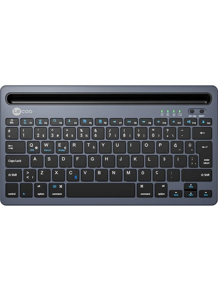 Lenovo Lecoo BK100 Gri Bluetooth Klavye