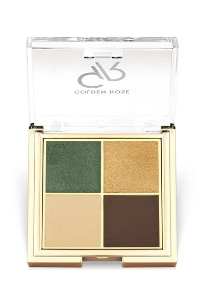 Golden Rose Quattro Eyeshadow Palette No: 02 Royal Jungle - Far Paleti - 8691190516208