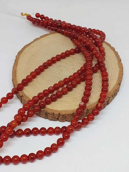 Akik Taşı Dizi 8mm (55998) - Resim 3