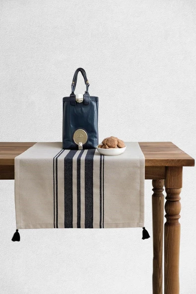 Tereza Runner Lacivert Masa Örtüsü 50x150