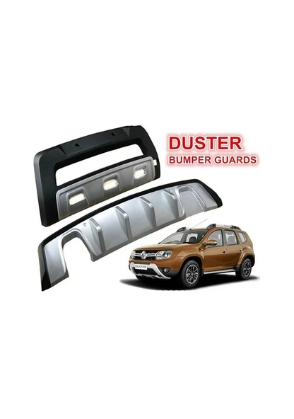 Dacıa Duster 2014-2017 Ön Arka Difüzör - Duster Koruma - 3
