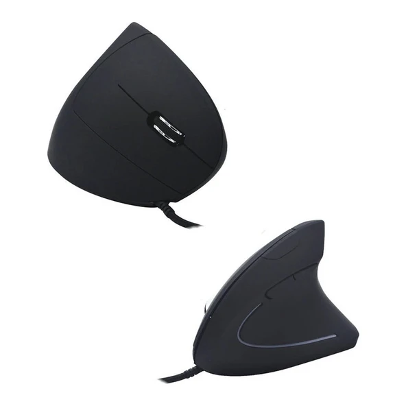 Monozone Yeni Nesil Kablosuz Ergonomik Dikey Mouse PC Gamer Usb Bilek Destekli Vertical Gamer Mouse - 5