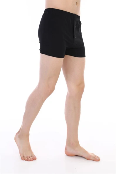 Erkek Elastanlı Siyah Spor Külot 800 - Resim 2