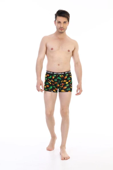 Erkek Renkli Meyve Desenli Dijital Boxer 796