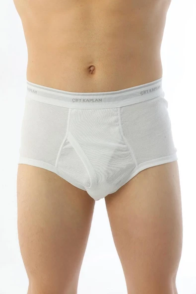 Erkek Ribana Klasik Beyaz Slip 860 - 6