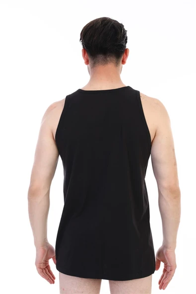 Erkek Süprem Siyah Atlet 770 - Resim 4