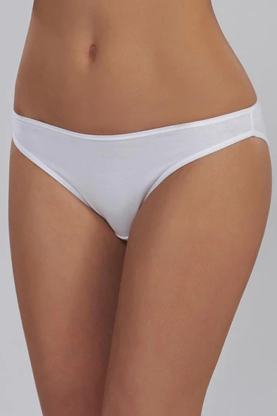 Kadın Basic Beyaz Slip 613