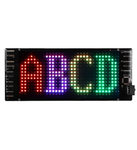Monozone Araç Car Led Ekran Tabelaları Kayan Yazı Kişiselleştirilebilir Uygulama Kontrolü(17-7cm) - 3
