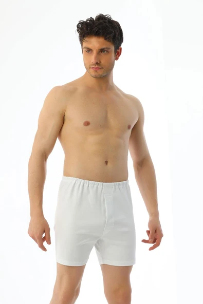 Erkek Interlok Beyaz Boxer 790 ürün görseli 1