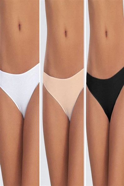 Kadın İzsiz Slip 5'li Paket 621