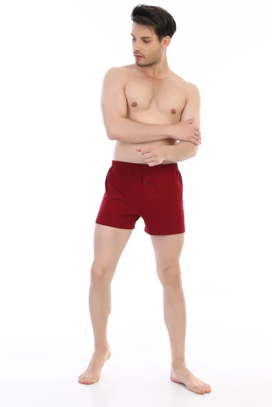 Erkek Penye Bordo Boxer 805 - 4