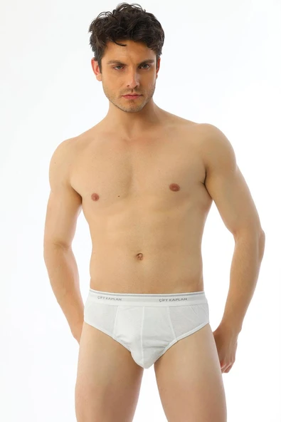 Erkek Ribana Klasik Beyaz Slip 870 ürün görseli 1