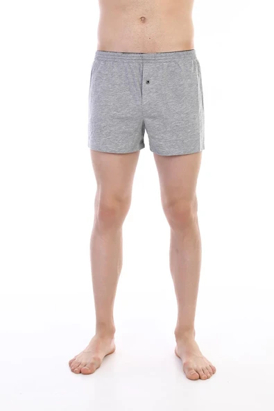 Erkek Penye Gri Boxer 805 - Resim 5