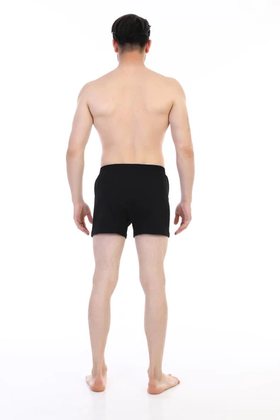 Erkek Penye Siyah Boxer 805 - 6