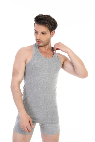 Erkek Ribana Spor Gri Atlet 915 - 3