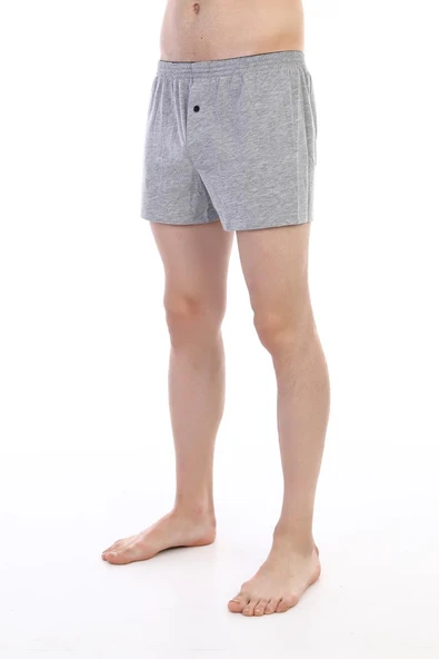 Erkek Penye Gri Boxer 805 - Resim 6
