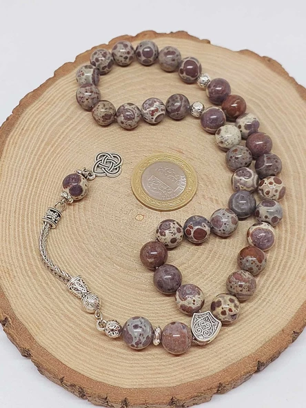 Jasper Taşı 33lük Tesbih 10mm (36035) - Resim 6