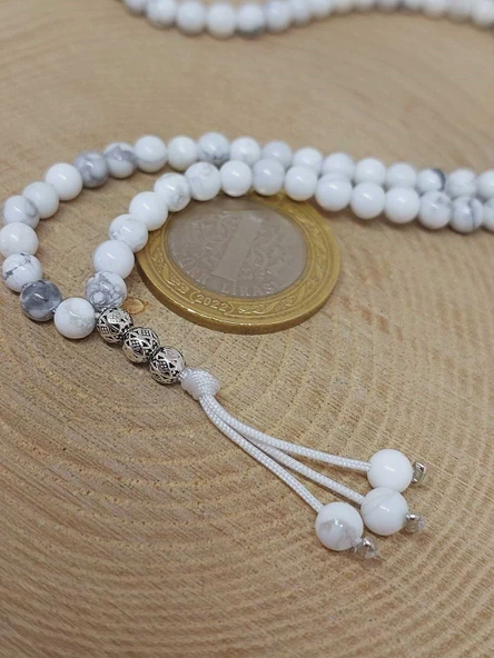 Havlit Taşı 99luk Tesbih 4mm (8948) - Resim 3