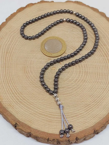 Hematit Taşı 99luk Tesbih 4mm (14710) - Resim 6