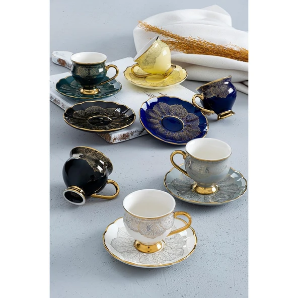 ACAR LAYLA 6 KİŞİLİK KAHVE FİNCANI TAKIMI