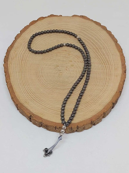 Hematit Taşı 99luk Tesbih 4mm (14710) - Resim 4