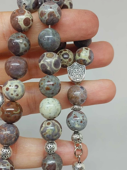 Jasper Taşı 33lük Tesbih 10mm (36035) - Resim 2
