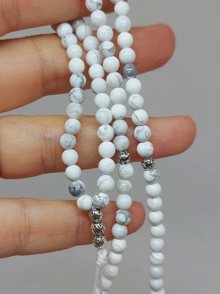 Havlit Taşı 99luk Tesbih 4mm (8948) - Resim 2