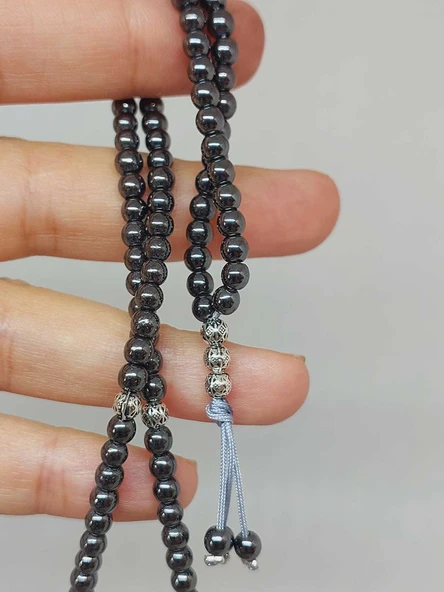 Hematit Taşı 99luk Tesbih 4mm (14710) - Resim 2