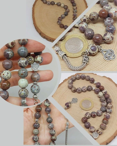 Jasper Taşı 33lük Tesbih 10mm (36035) ürün görseli
