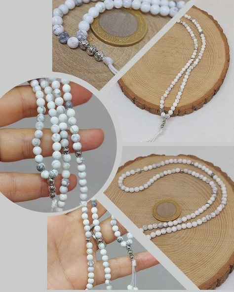 Havlit Taşı 99luk Tesbih 4mm (8948)