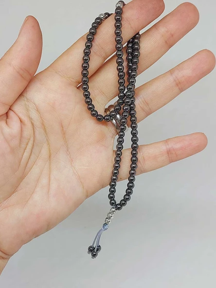 Hematit Taşı 99luk Tesbih 4mm (14710) - Resim 5