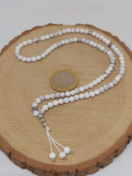 Havlit Taşı 99luk Tesbih 4mm (8948) - Resim 6