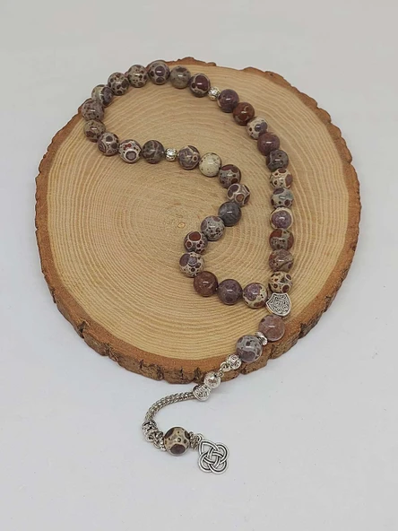 Jasper Taşı 33lük Tesbih 10mm (36035) - Resim 4
