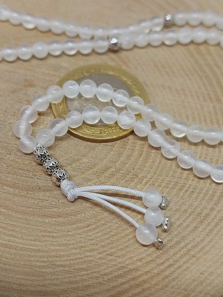Selenit Taşı 99luk Tesbih 4mm (24085) - Resim 3
