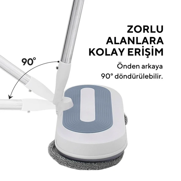 Kumtel HWSM-01 Kablosuz Şarjlı Mop - 2