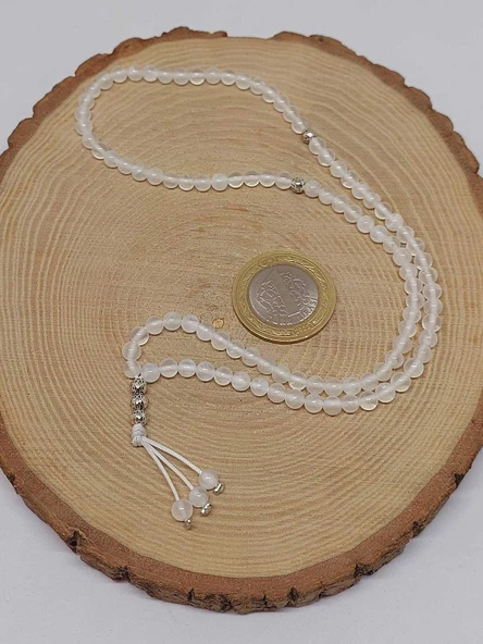 Selenit Taşı 99luk Tesbih 4mm (24085) - Resim 6