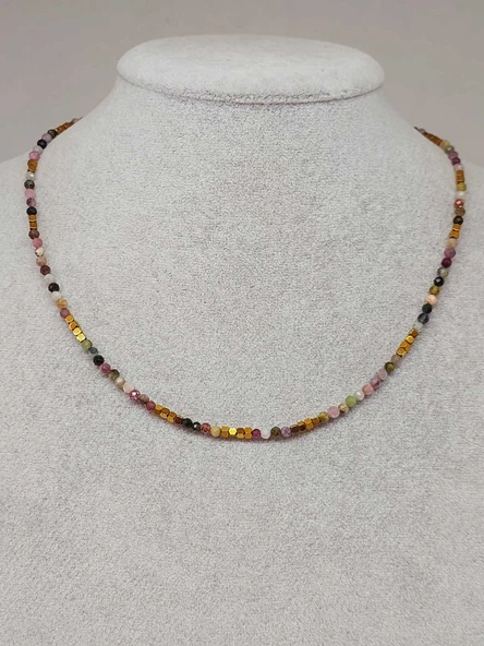 Dream Serisi Turmalin Taşı 3mm Kolye (51934) - Resim 7