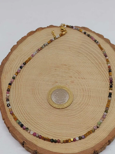 Dream Serisi Turmalin Taşı 3mm Kolye (51934) - Resim 3