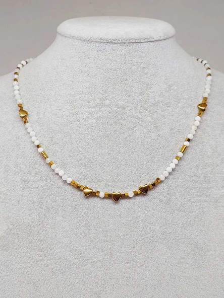 Dream Serisi Ay Taşı 3mm Kolye (44385) - 7